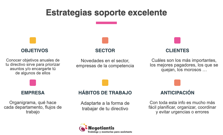 estrategias asistencia a direccion excelente